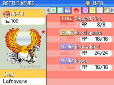 Gen 4 Shiny 6IV Competitive (Pokemon HeartGold, SoulSilver) - Image 1 of 4