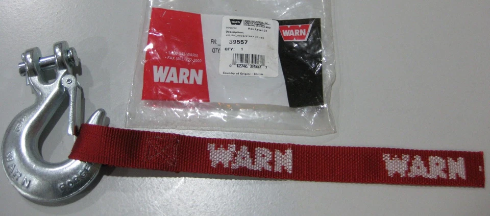 Warn - 39557 - Replacement Hook and Strap