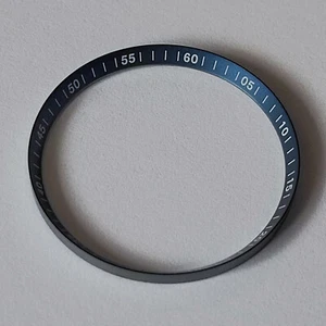 Anillo de capítulo azul marino para Seiko SKX007 7S26-0020 MOD pieza, números tipo 0-60 - Imagen 1 de 2