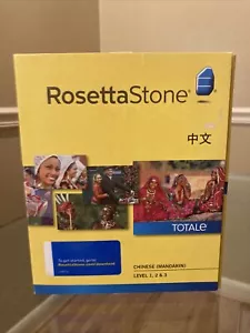 Rosetta Stone Chinese Mandarin Level 1, 2, 3 Version 4 - Windows/Mac SEALED - Picture 1 of 7