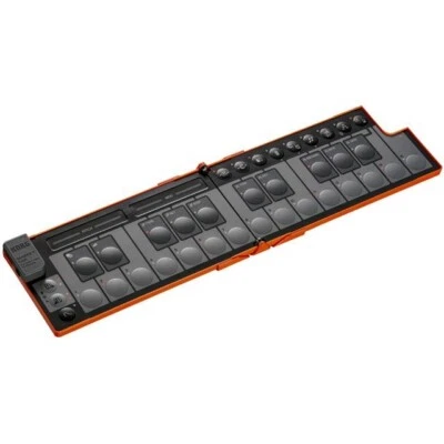 Korg Nanokey Fold Lava Orange Midi Controller 25-key Keyboard Smartphone Size - Image 1 of 4