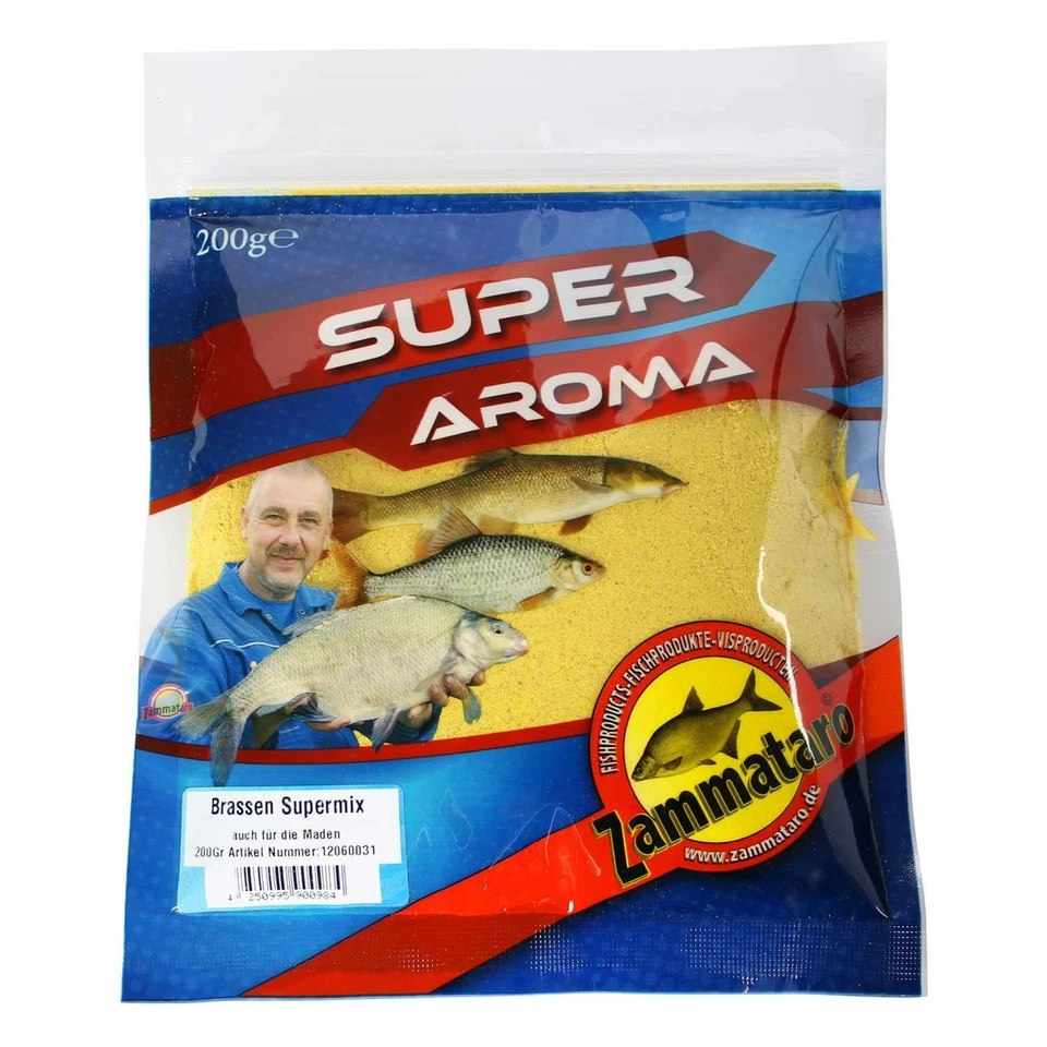 Zammataro Super Aroma Lockstoffe 200g Pulver Konzentrat Angeln Futter - Bild 1 von 1