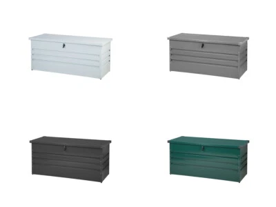 Stahlbox Kissentruhe Auflagentruhe für Kissen Auflagen Garten Werkzeugbox Kiste - Bild 1 von 4