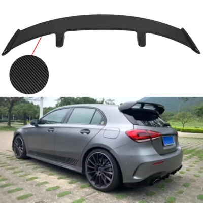 Alerón de maletero estilo gaviota de carbono labio trasero de ala para Mercedes Benz Clase A W176 Foto 1 de 4