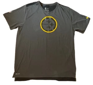 Nike Dri-Fit On Field Apparel Pittsburgh Steelers NFL Shirt Mens 2XL - Picture 1 of 7