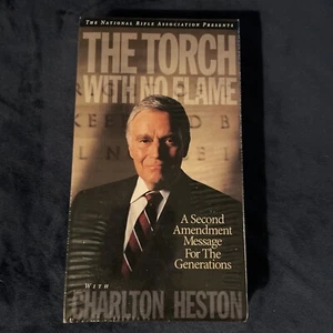 The Torch With No Flame By Charlton Heston (VHS, 1996, New Sealed) - Picture 1 of 5