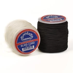EVERLASTO 1.5MM NAILON CABLE CIEGO FUERTE CORDÓN SINTÉTICO BLANCO NEGRO - 50M, 100M - Imagen 1 de 3