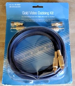Radio Shack Gold Series Beta VHS VCR Video Dubbing Kit RCA to RCA Archer 15-1523 - Bild 1 von 7