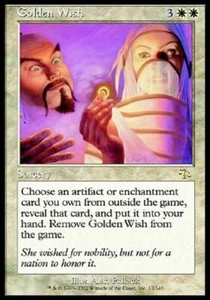 GOLDEN WISH - MTG Judgment Rare Sorcery LP/EX - Picture 1 of 1