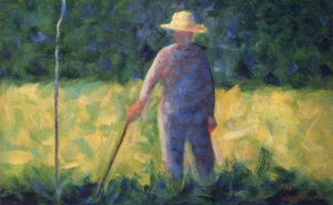 Gardener (1882) by Georges Seurat - 17" x 22" Fine Art Print - 01184 - Picture 1 of 1