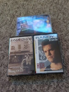 Three Randy Travis Country Music Cassette Tapes Storms Of Life, High Lonesome, - Picture 1 of 6