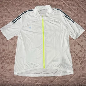 Adidas The Cycling Aeroready White/Solar Jersey Mens Sz 2XL NEW* IJ8160 - Picture 1 of 4