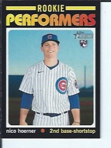 Nico Hoerner 2020 Topps Heritage High Numbers  Rookie Performers - Picture 1 of 1
