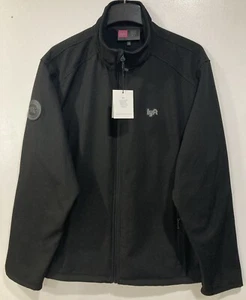 Lyft Jacket Mens 2XL XXL Black 1K Rides Softshell Fleece Lined NWT - Picture 1 of 8