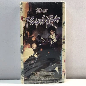 Purple Rain VHS Prince Warner 1st Edition 1984 Video Tape Blockbuster Rental VTG - Picture 1 of 14