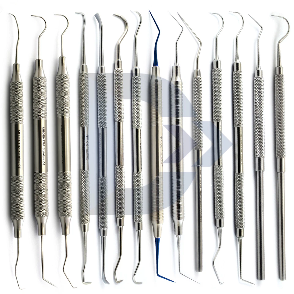 MEDENTRA Dental Explorer Calculus Diagnostic Sickle Probe Perio Endodontic Plaque Removal