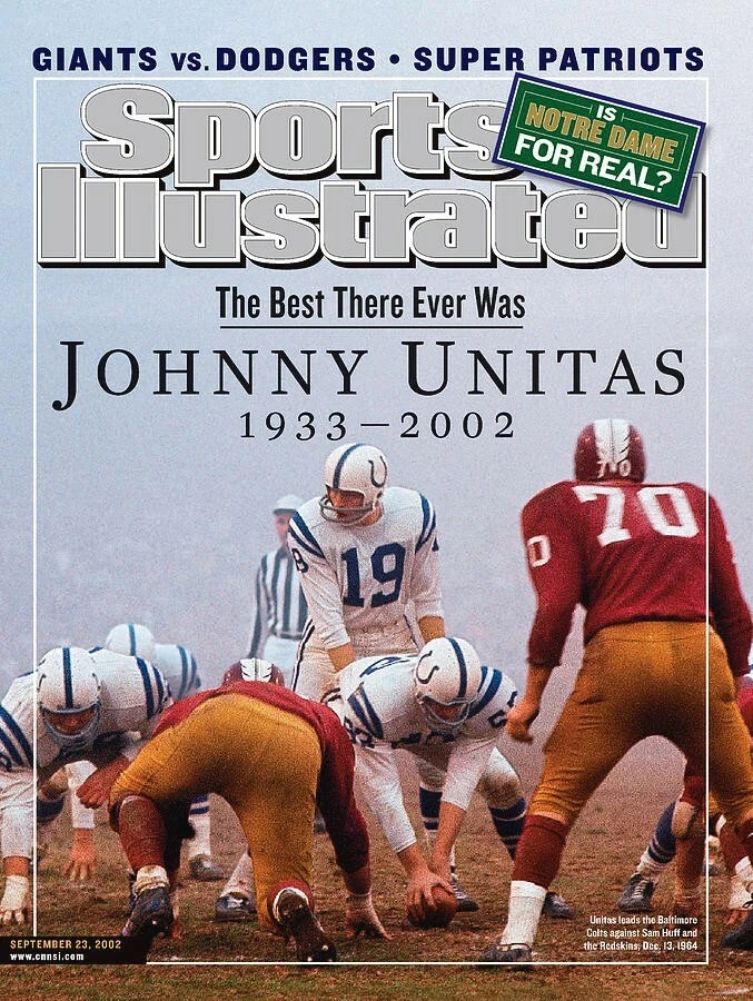 Johnny Unitas Baltimore Colts Sports Illustrated Sin Etiqueta Sí 1933 - 2002 Foto 1 de 1