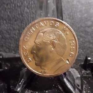 CIRCULATED 1956 10 CENTAVOS MEXICAN COIN (80916) - Picture 1 of 3
