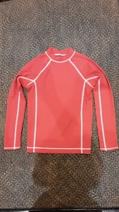 Land's End Boys Red Long sleeve Rashguard Size Medium NWOT, Cool! - Picture 1 of 8