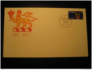 Lion Feline Felines Big Cats Of Prey Ottawa 1977 FDC Cancel Cover Canada - Picture 1 of 1