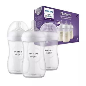 Philips Avent Babyflaschen Natural Response 3x , 260 ml Neugeborene - Bild 1 von 6