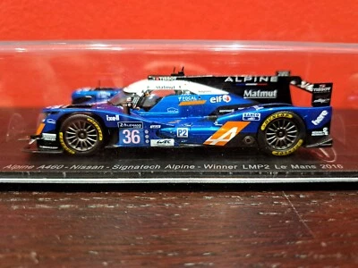 SPARK MODEL 1/43 ALPINE A460 WINNER LMP2 LE MANS 24 HOURS 2016 VERY RARE NO BOX - Immagine 1 di 4