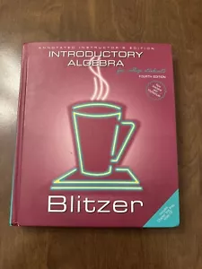 INTROALGEBRA FÜR COLLEGE-STUDENTEN von Blitzer Hardcover Lehrerausgabe Buch - Bild 1 von 8