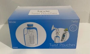 NEW Kiinde Twist Storage Pouch Breastmilk Large 6oz Capacity 80 Pack SEALED - Picture 1 of 5