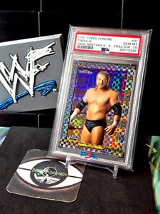 Triple H HHH 2007 Topps Chrome WWE Turky Red Xfractor PSA 10 GEM MINT POP 1 💎 - Bild 1 von 1