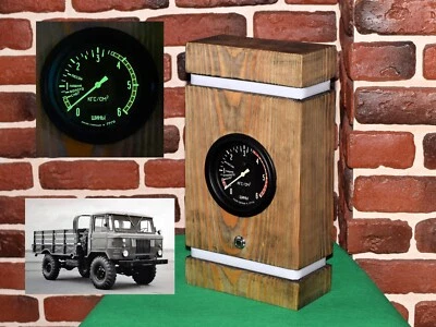 Wood rustic Table Lamp Light primitive Decorative retro cap Parts decor loft old - Image 1 of 4