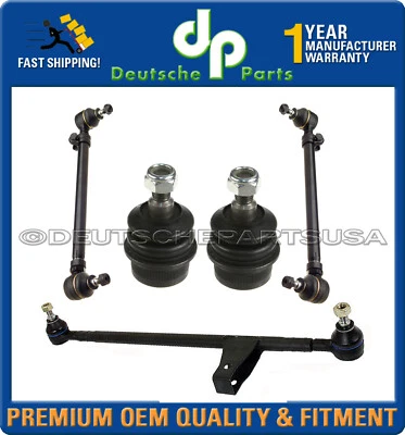 MERCEDES W123 300D 240D 300TD 300CD Center Drag Link TIE RODS Ball Joint Set 5 - Image 1 of 4