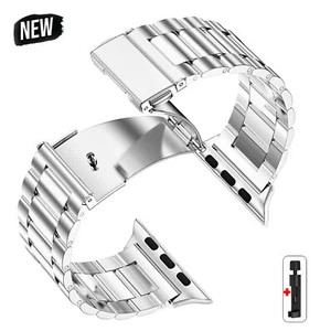 Stainless Steel For Apple Watch Band 42 46 49mm For iWatch Series 10 9 8 7 6 5 4 - Picture 1 of 25