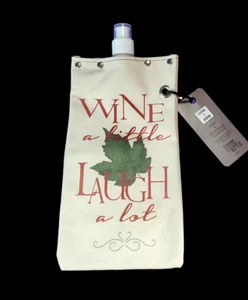 Borsa mensa bevande tela + vescica acqua vino 750 ml cable con moschettone nuova - Foto 1 di 5