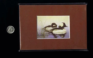 Impresión artística de estampilla de pato Alabama Buffleheads 1984 - mate 4x6 - Imagen 1 de 1