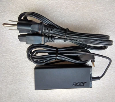 New Original Acer Chromebook C735 Laptop Ac Adapter Charger & Power Cord 45 Watt - Image 1 of 4