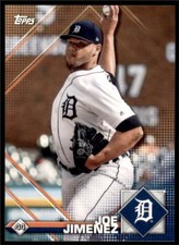 2020 MLB Sticker #44 Joe Jimenez - Detroit Tigers