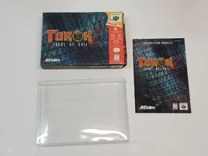 Turok 2 Seeds of Evil N64 Nintendo 64 Box & Manual Only ** - Picture 1 of 24