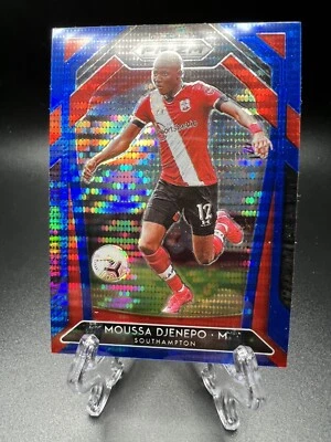 2020-21 Panini Prizm Premier League - #87 Moussa Djenepo Blue Pulsar - Image 1 of 2