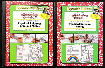 4th -Up -NOTEBOOKING CENTRAL FOLDABLES - PHYSICAL SCIENCE (2 books) (SPANISH ED) - Image 1 of 4
