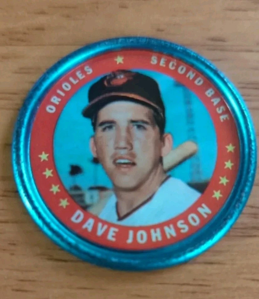 1971 Topps Coins - #2 Dave Johnson EX Baltimore Orioles