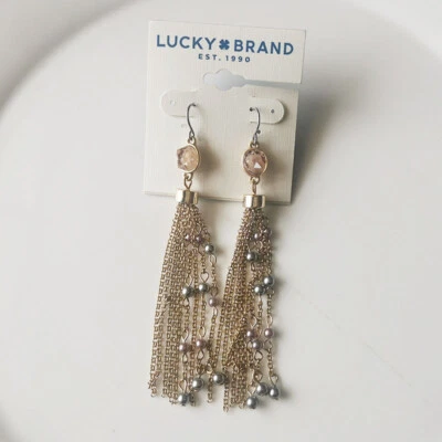 Nuevos Pendientes Colgantes Borla Marca Suerte Regalo Vintage Mujeres Fiesta Joyería Foto 1 de 3