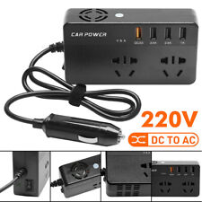 Invertor Converter 12V to 240V Car Boat Auto Power Inverter USB Charger TE
