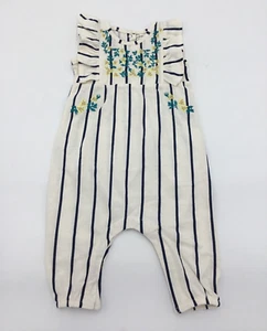 Jessica Simpson baby-girls One Piece Romper Jumpsuit, Navy, 3/6M - Picture 1 of 2