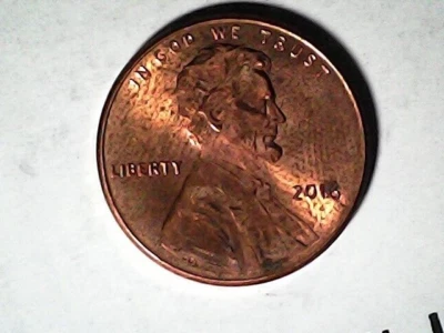 2016 Lincoln Shield Cent Die Crack With Strikethrough Error - Image 1 of 4
