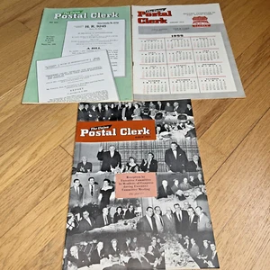 3 1954 / 1955 THE UNION POSTAL CLERK Magazines - January & March  55 / July 54 - Picture 1 of 23