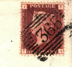 GB Cover SCOTLAND *365* Numeral (Ladybank) 1875 USED AT STRATHMIGLO AA232 - Picture 1 of 7
