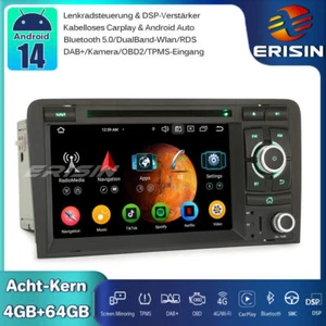 CarPlay Android 14 Autoradio Navi Für AUDI A3 S3 RS3 RNSE-PU DAB+RDS Canbus 64GB - Bild 1 von 21