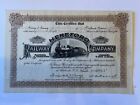 Hereford Railway Company Stock Certificate Railroad 1925 Canada