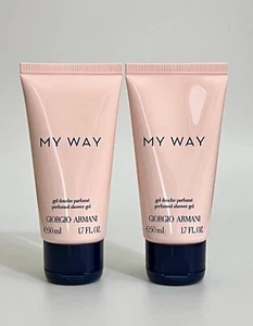 2X Giorgio Armani My Way Perfumed Shower Gel 1.7 oz/ 50 ml Each Travel Size - Picture 1 of 1