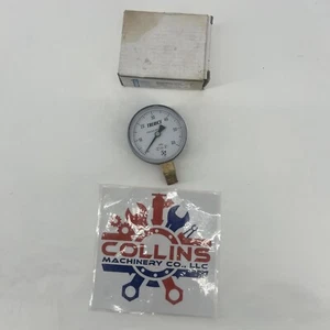 Trerice 800B2502LA100 D06912 Pressure Gauge 2.5" 60PSI 1/4" BM NOS - Picture 1 of 6